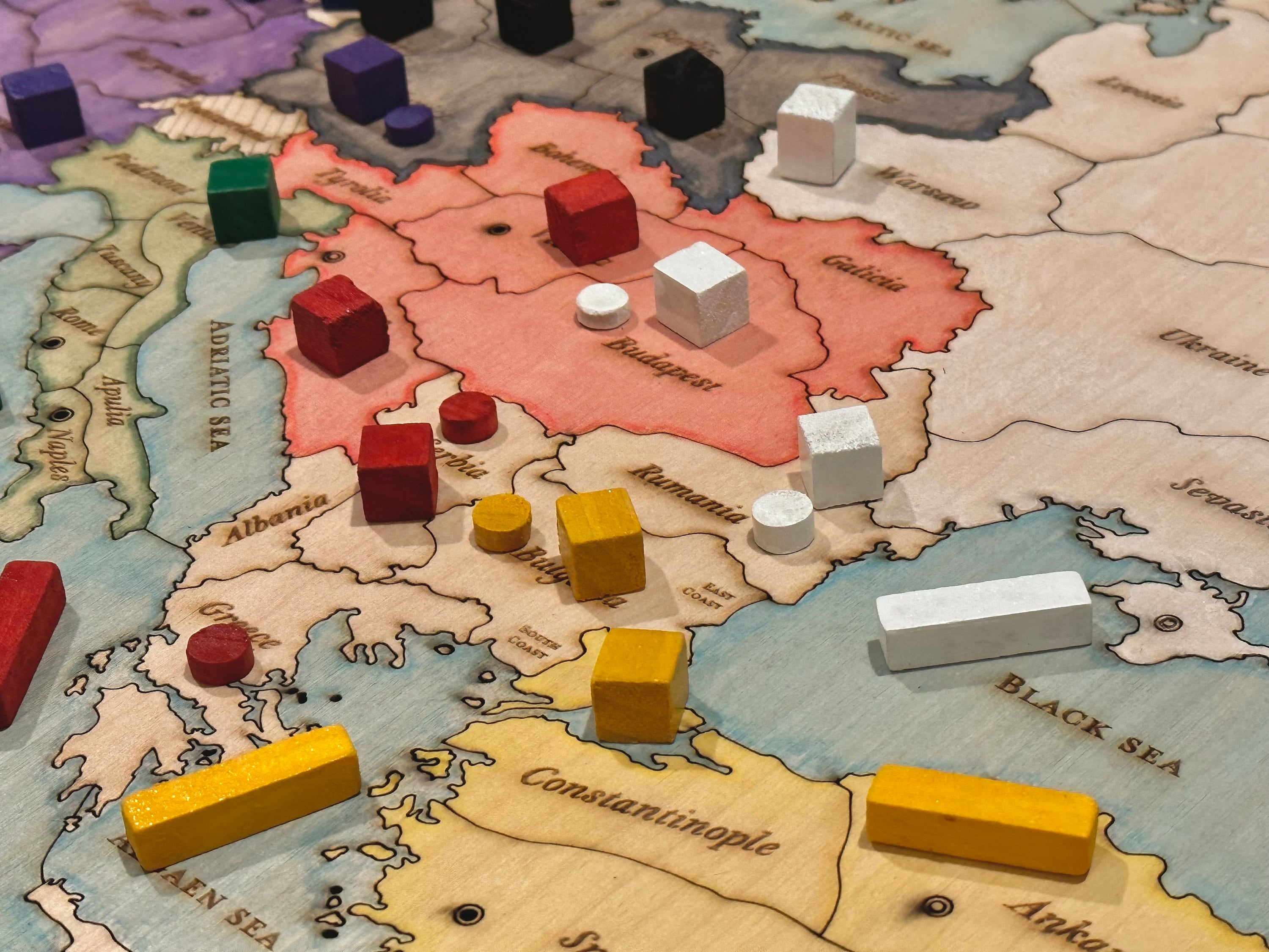 Custom Wood Pieces for Diplomacy Board Game Army/fleet/supply Center - Etsy