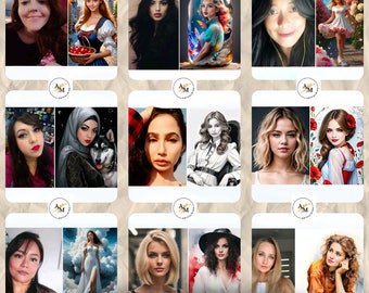 AI transformation of your photos with different styles, unique gifts, Cartoon Portrait From Photo, and AI Transformation with unique styles.