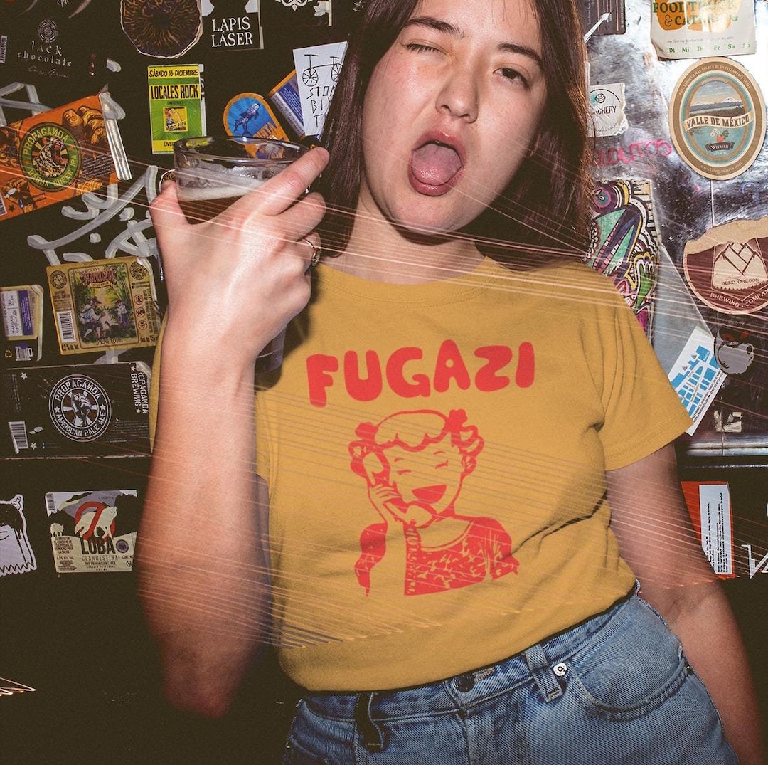 Retro Fugazi Unisex JerseyT-Shirt Bold Statement Tee for Music Lover