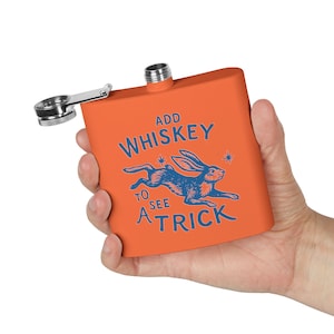 Rolig whiskyflaska, tillsätt whisky för att se ett trick, 170 ml rostfritt stålflaska, 5 färger, penna för män och kvinnor, unik spritpresent