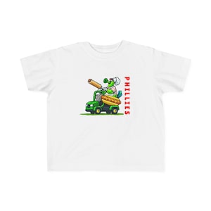 Phillie Phanatic Hotdog Cannon Kids T-Shirt