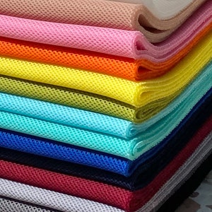 By Yard, AIR SPACER MESH, Breathable 3D Sandwich Layered Fabric for Chair, Clothes, Shoe Soles