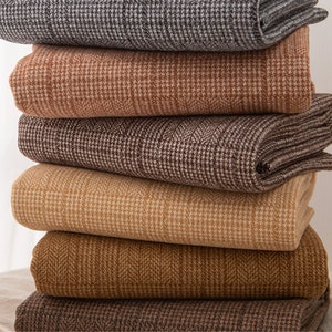 Tissu doux et chaud semblable à de la laine, 6 couleurs, par cour, 140 cm (55'') de large