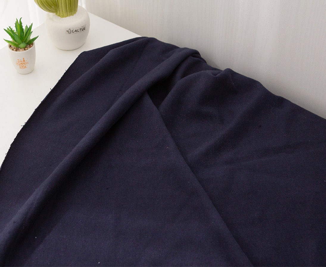 FRENCH TERRY JERSEY, Cotton Knit by Yard, Stretchy Cotton