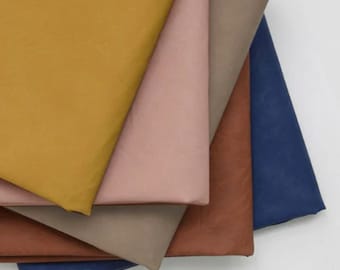 By Yard, Quality Faux( Synthetic) leather in 28 colours, 135cm (53&quot;) wide