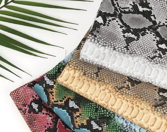 PYTHON SNAKE pattern 100% Cotton fabric, Unique Digital printing, By yard