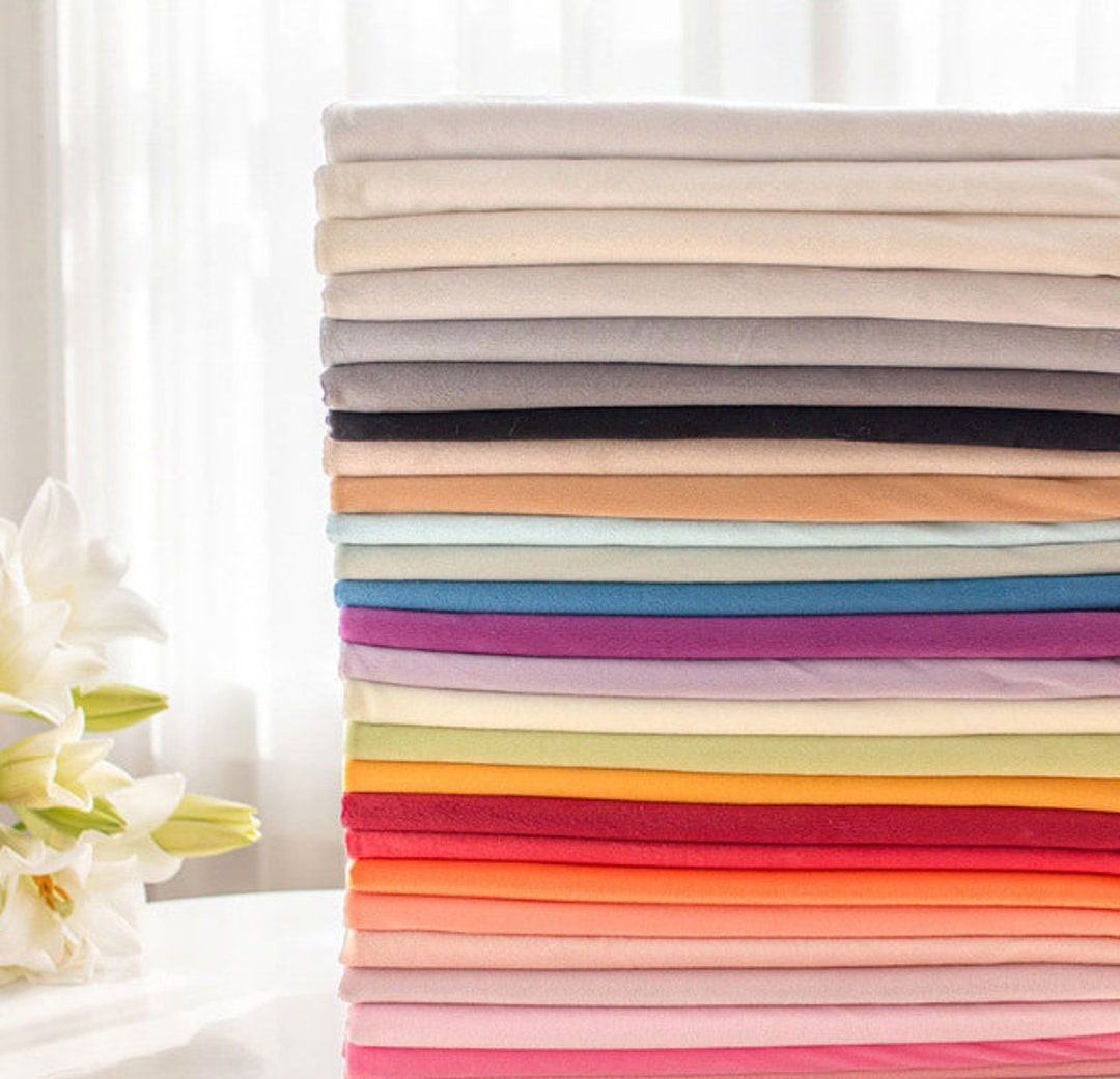 MINKY PLUSH, Cuddle Fabric, 25 Solid Colours, by Yard, 160cm Width - Etsy