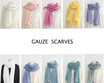 Engineered Garments Gauze Scarf, Navy Seagull – Glasswing