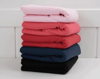 Fine Triple layered 100% cotton jersey knit, Pointelle fabric