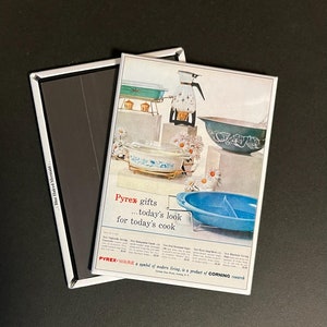 Pyrex Advertisement Retro Pyrex Advertisement Magnet Set - Etsy