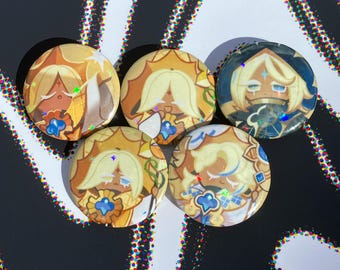 pure vanille Cookie 1.25 holographische Buttons Sets