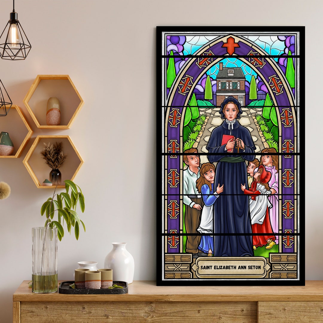 Ameri ELIZABETH STAINED GLASS SHEER TOP