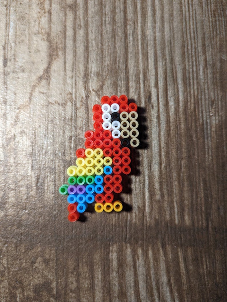 Aruba 3D Macaw Parrot Refrigerator Magnet - Resin Travel Souvenir Collection