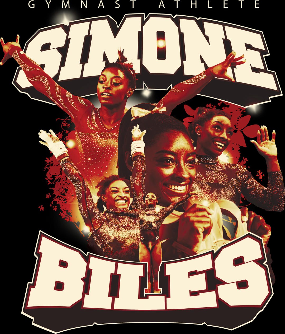 Simone Gift Simone Biles Gymnastics Shirt: Fan Gift Graphic Olympic Shirt (PNG) - Etsy