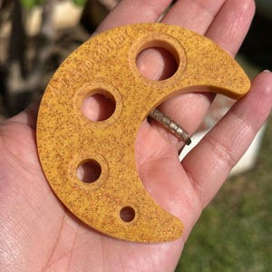 Moon/Square/Oval Handcrafted Safety Eye Push Tool - For crochet crafts - Amigurumi tool