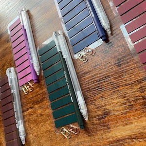 Pestañas de Anotación: Marcadores de paginas para libros de un solo color.