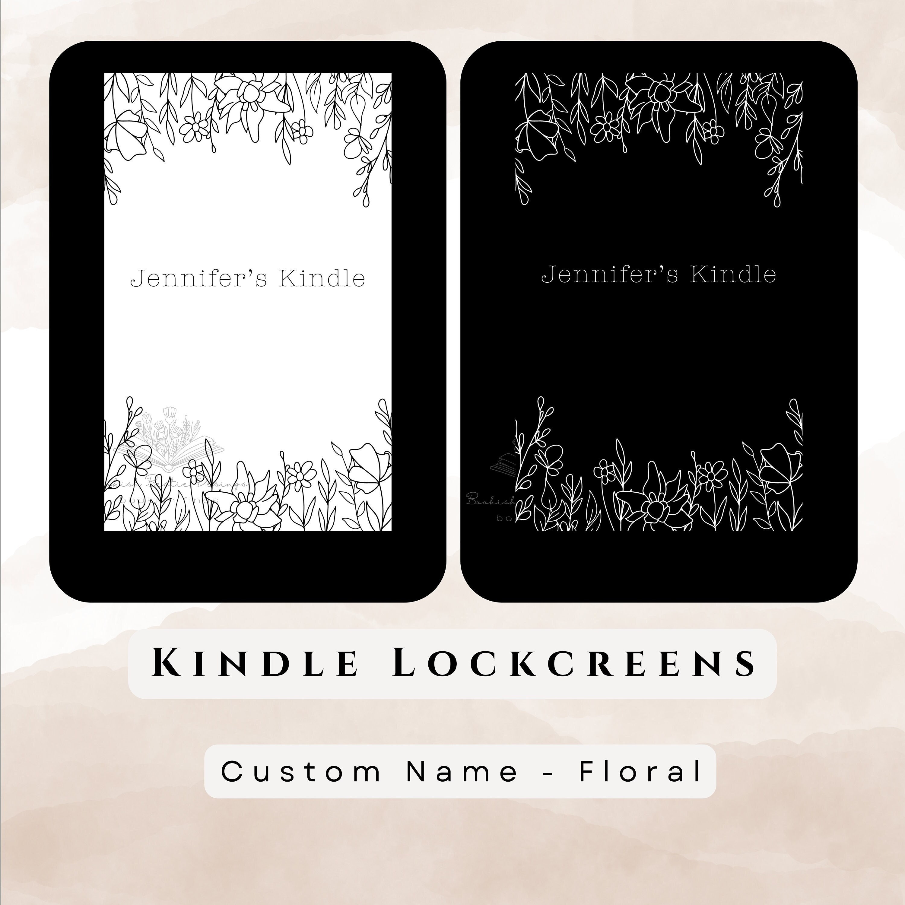 Custom Kindle Lock Screen Ereader Lockscreen Kindle Custom Wallpaper E