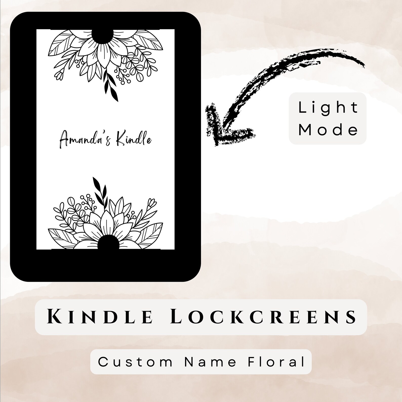Custom Kindle Lock Screen Ereader Lockscreen Kindle Custom Wallpaper E