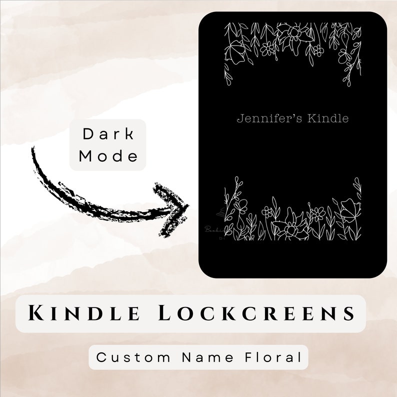 Custom Kindle Lock Screen Ereader Lockscreen Kindle Custom Wallpaper E