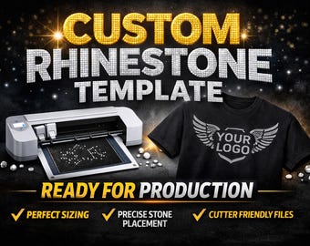 Aangepaste strass-sjabloon SVG | SS6-SS20 Logo gesneden bestand gratis commercieel gebruik (digitale download)