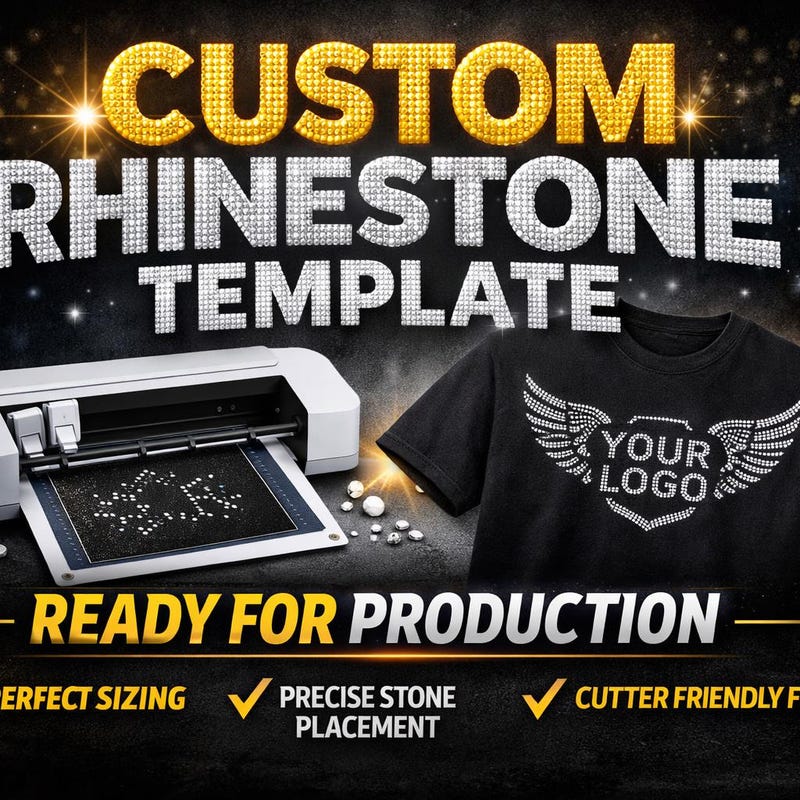 Custom Rhinestone Template Free Rhinestone Templates - Etsy