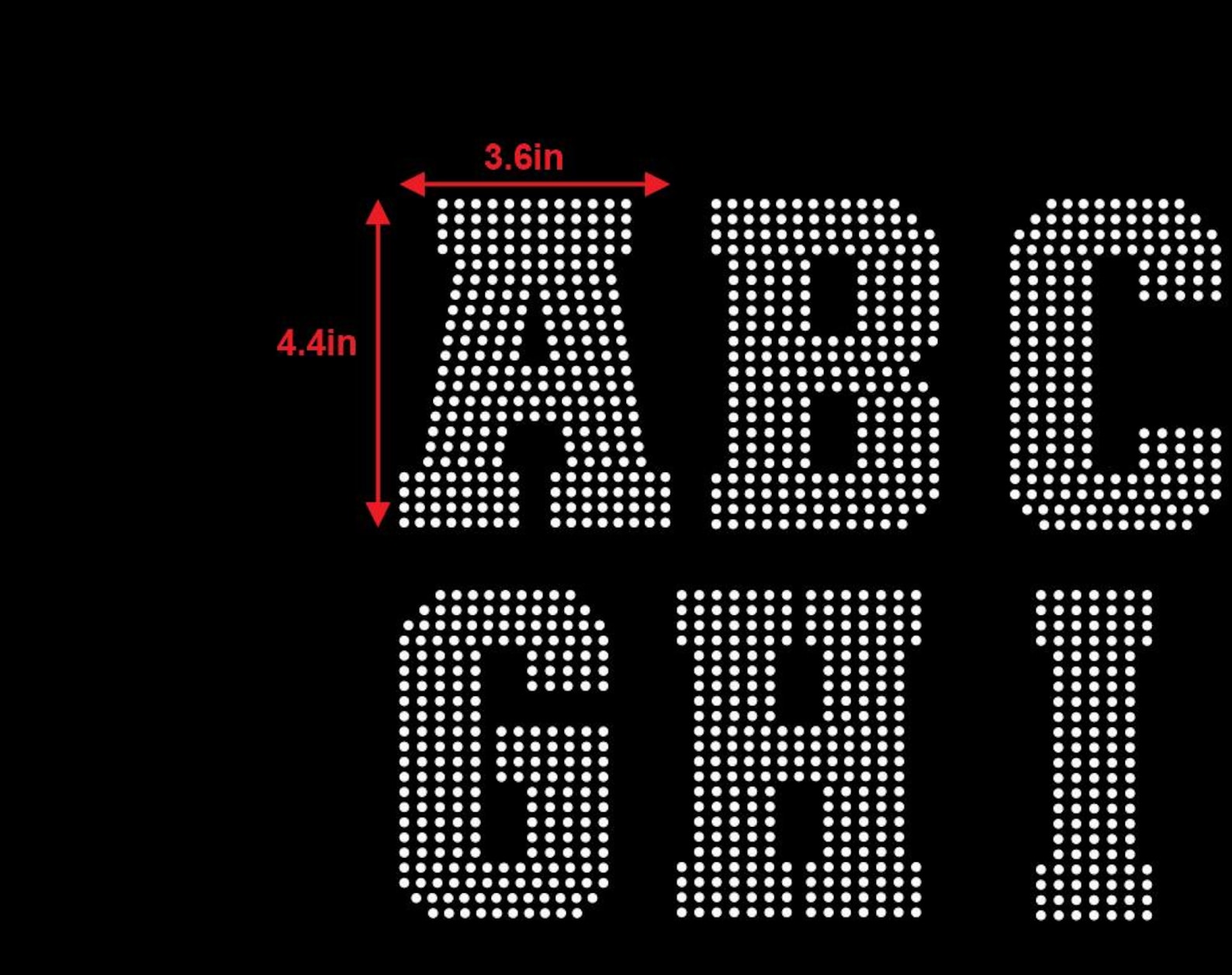 College Sport Rhinestone Font, Letters and Numbers Template (digital ...