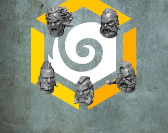 Segugi Primari - teste n. 1 - GreyTide Studio - Wolfes / Space Warriors / Bitz / Giochi da tavolo / Wargaming / Grimdark