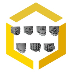 Eternal Pilgrims Termi pack - hip armor - Space Warriors / Bitz / Tabletop / Wargaming / Grimdark