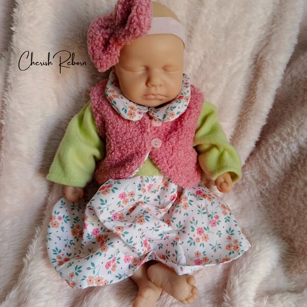 12inch Full Body Silicone Reborn Baby Doll Girl | Lifelike Realistic Newborn Reborn Baby Doll Girl |2lb Weighted Reborn Baby Doll take Bath