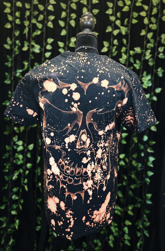 Skull Art, Bleach Shirt, Bleach Skull, T-shirt Art, Tshirt