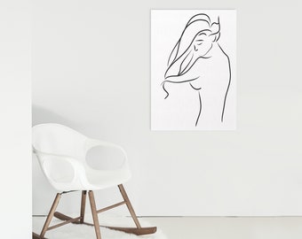 Line art| simple art| digital art| wall art| home decor