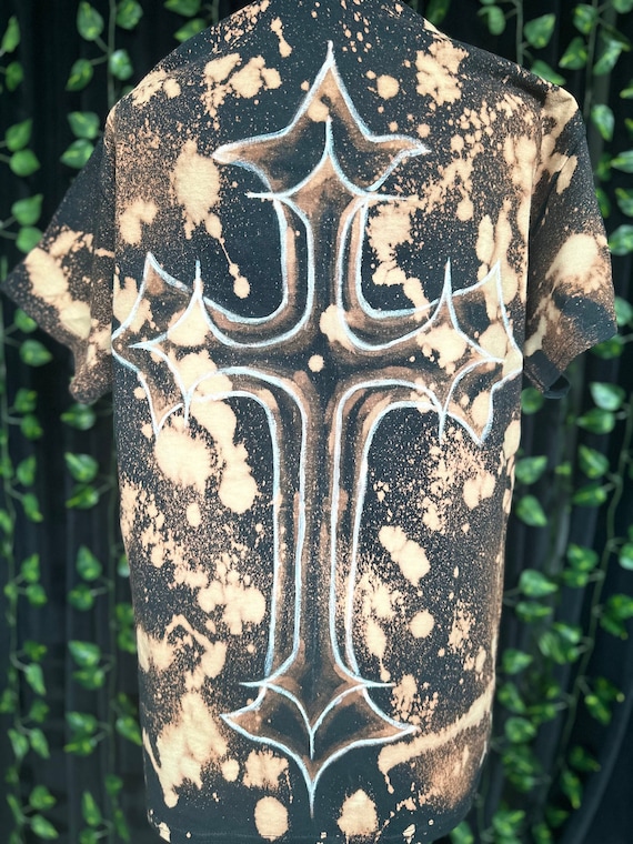 Bleach Shirt, Cross Art, Bleach Art, Shirt Art - Etsy