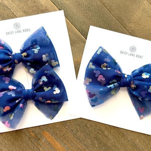 Magical Mouse Tulle Bow – Disney Parks Hair Clip