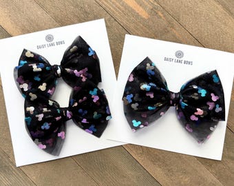 Magical Mouse Tulle Bow – Disney Parks Hair Clip