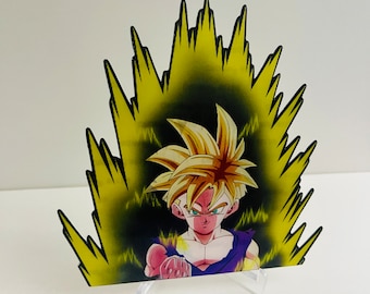3D Lenticular Motion Anime Holofoil Sticker Decal