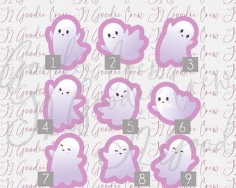 Ghost Cookie Cutter/Halloween Cookie/Halloween Party/Ghoulish Goodies/Halloween Baking/Haunted Treats/Trick or Treat/Boo