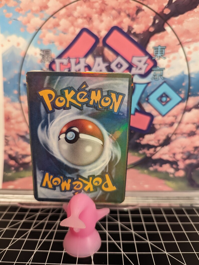 Mario Pikachu Custom Timestamp Card Anime Full Art Etsy