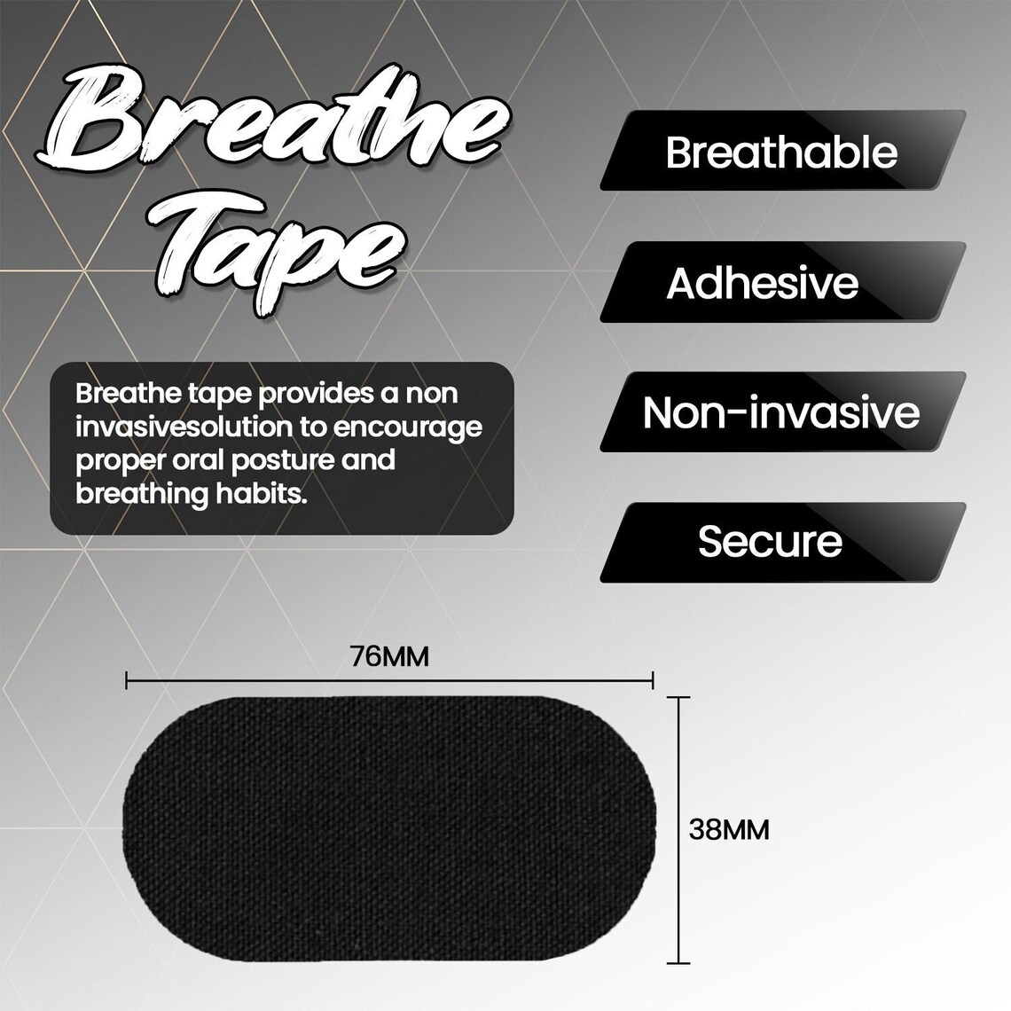 Mouth Tape for Sleeping Pack of 30, Improve Night Sleep Instant Snoring