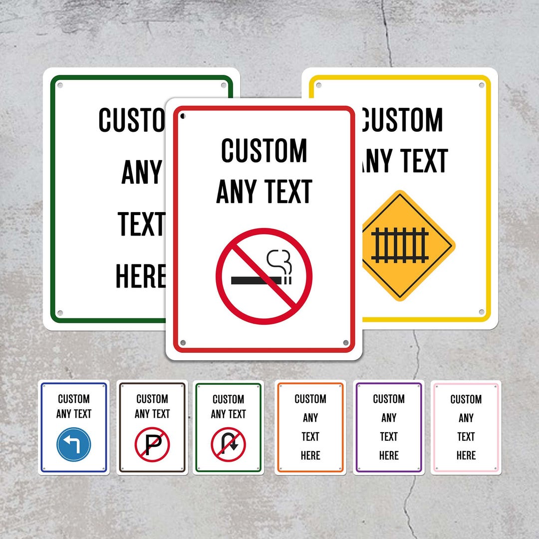 Custom Signs Personalized, Custom Metal Sign, Signs for Business Yard ...