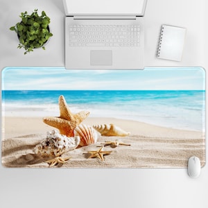 Sommer Strand Tisch Matte Seestern Maus Pad Shell Maus Pad Strand Dekoration Personalisierte Geschenke