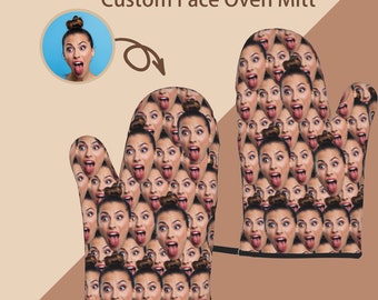 Benutzerdefinierte Foto Ofenhandschuhe, personalisierte Ofenhandschuhe, Back Ofenhandschuhe, Kochhandschuhe, Küchengeschenke, Geschenke für Mama, Muttertagsgeschenke.
