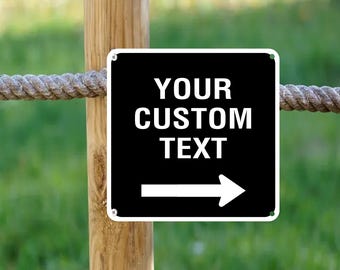 Letreros metálicos personalizados, letreros personalizados con texto, letreros retro de hojalata de aluminio, letreros para exteriores, señales de tráfico, regalos personalizados