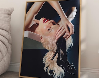 Feminist Wall Art, Fashion Magazine Poster, Vintage Magazine Poster, Retro Fashion Canvas, Trendy Magazine Cover, Luxury Magazine Print