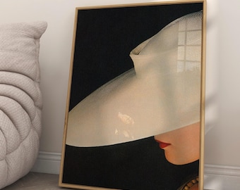 Feminist Wall Art, Fashion Magazine Poster, Vintage Magazine Poster, Retro Fashion Canvas, Trendy Magazine Cover, Luxury Magazine Print