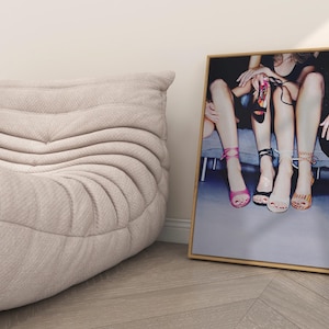 Feminist Wall Art, Vintage Fashion Magazine Poster, Retro Fashion Canvas, Trendy Magazine Cover, Luxury Magazine Print, Heels Print