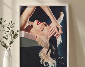 Fashion Magazine Poster, Feminist Wall Art, Vintage Magazine Poster, Retro Fashion Canvas, Trendy Magazine Cover, Luxury Magazine Print