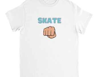 Skate By Purple Grape - Heavyweight Unisex Crewneck T-shirt