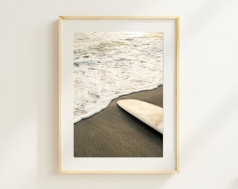 Surfboard wall art, Digital Surf poster, Coastal decor, Beach Fine Art, Beach Print, Ocean wall art, Surfer Print, Beach Waves, Home decor