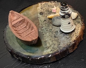 Miniature handmade beach