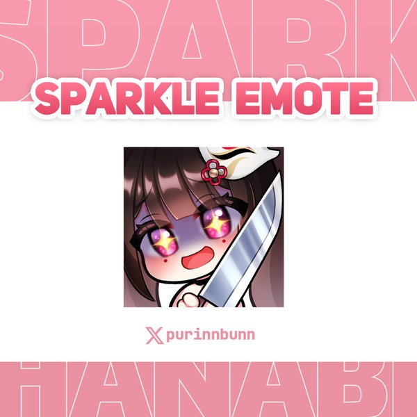 Honkai Star Rail | Sparkle Knife emote | Hanabi kill emote for Twitch, Discord and Youtube